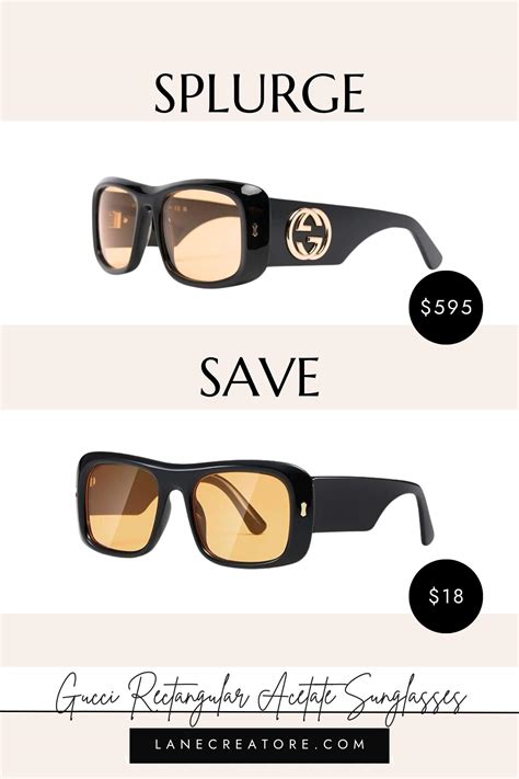 gucci square sunglasses dupe|gucci look alike sunglasses.